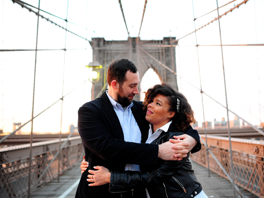 Brooklyn Bridge Engagement Photos