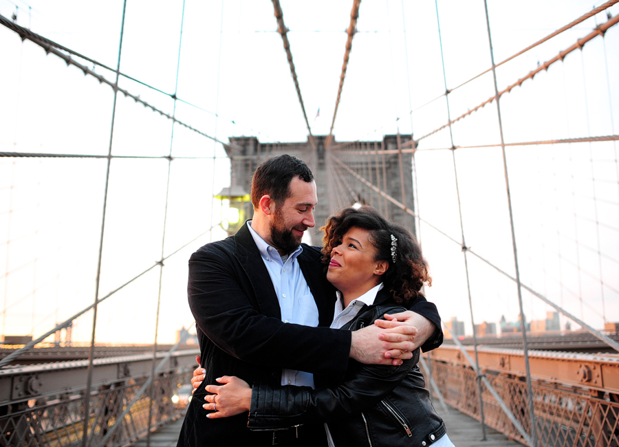 Brooklyn Bridge Engagement Photos