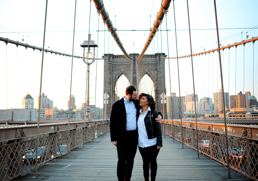 Brooklyn Bridge Engagement Photos