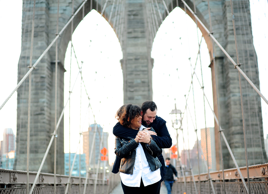 Brooklyn Bridge Engagement Photos