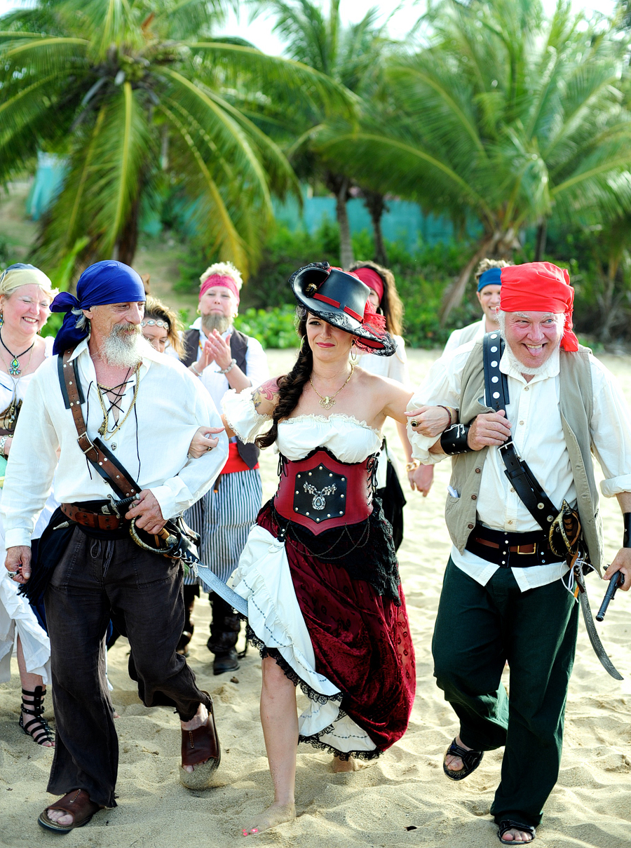 offbeat wedding pirate