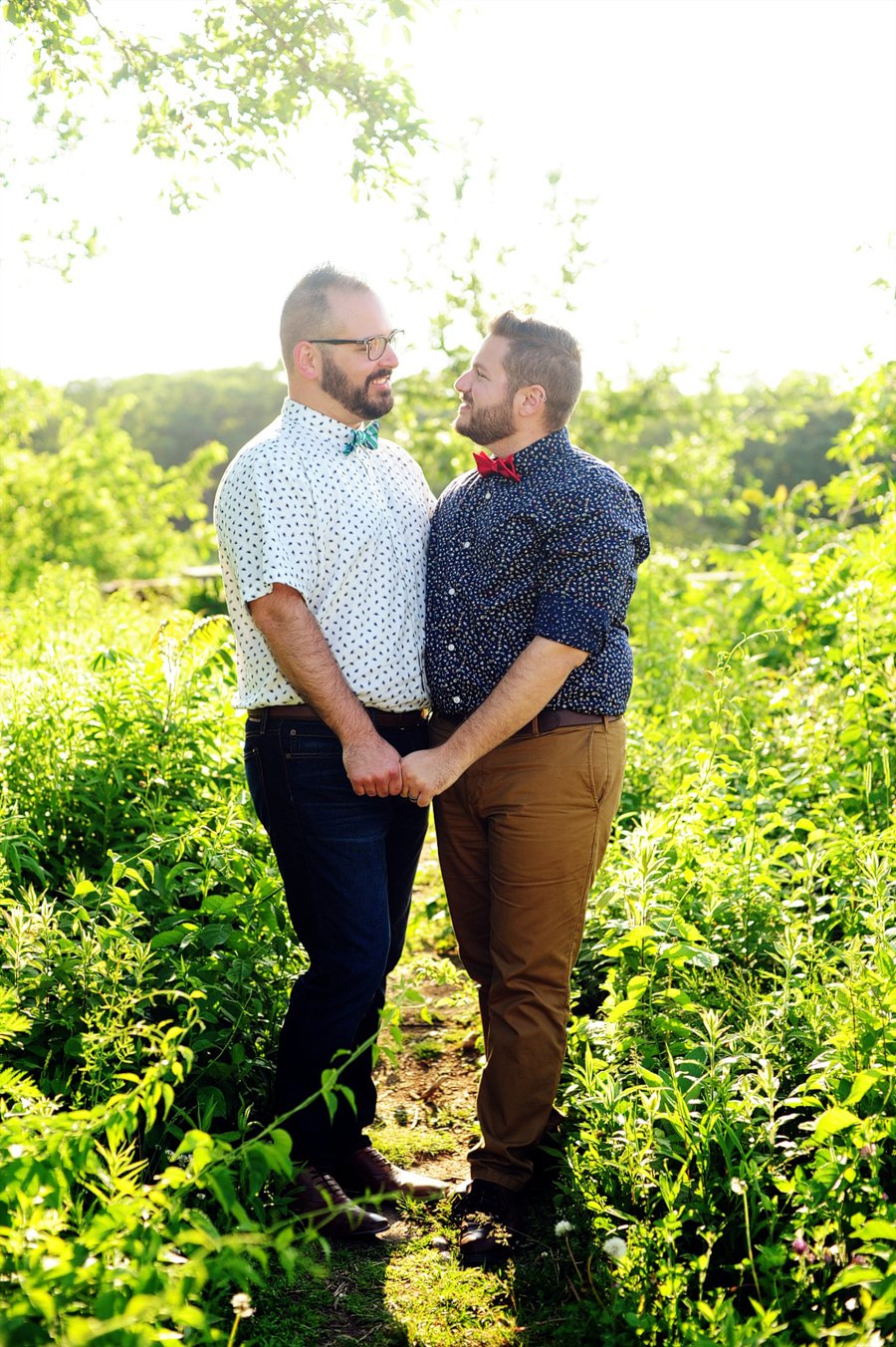 sunset engagement maine