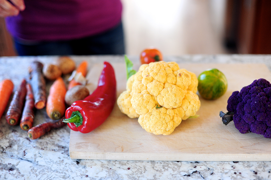 colorful vegetables