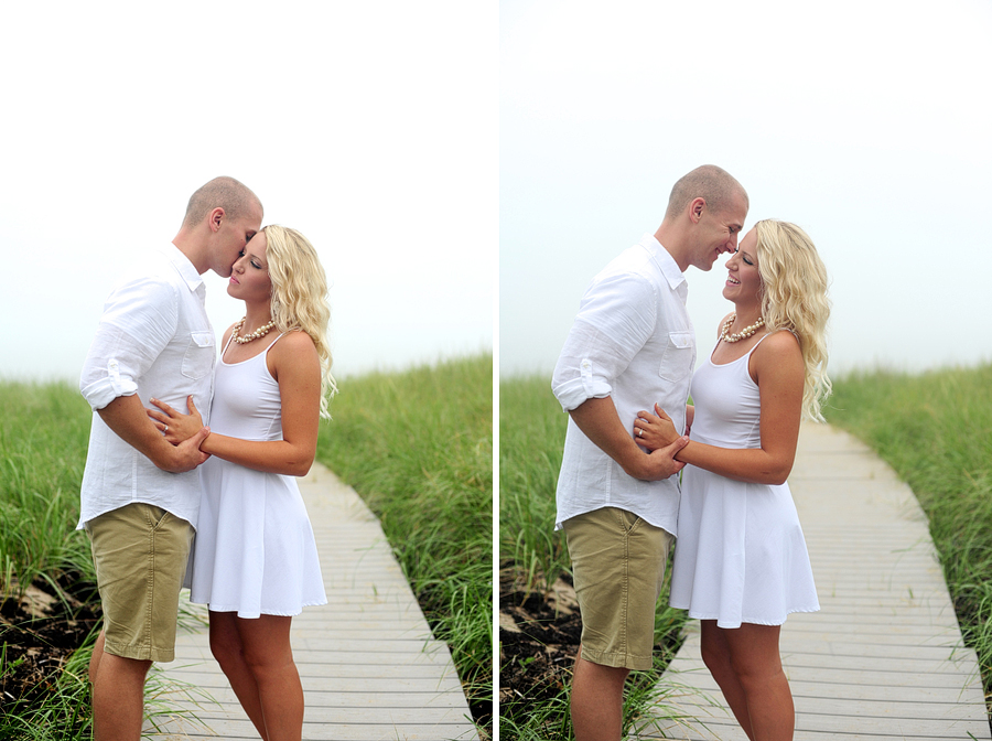 old orchard beach engagement photos