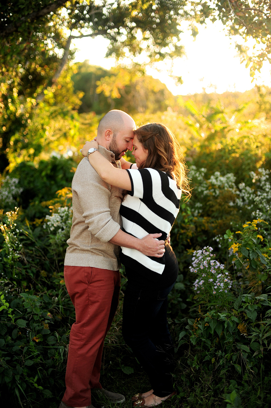 fun maine engagement photos