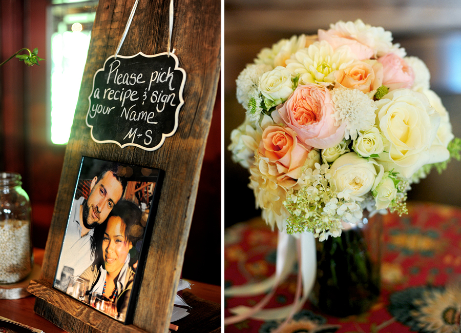 rustic wedding details