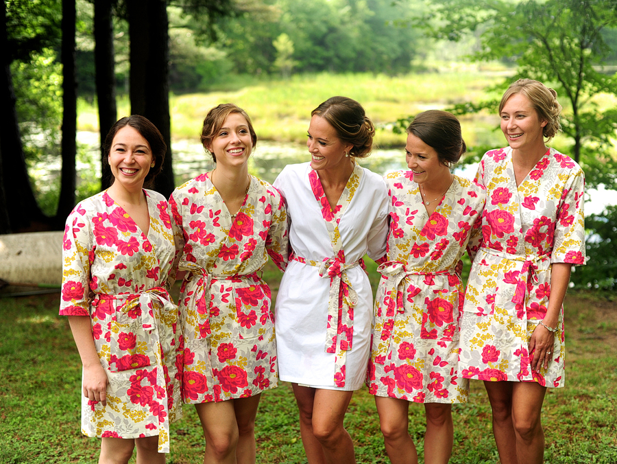 matching bridesmaid robes