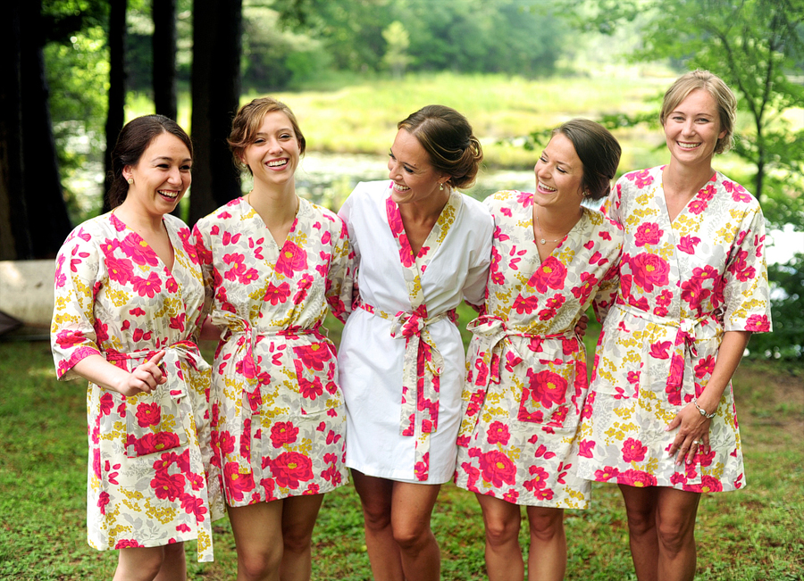 matching bridesmaid robes