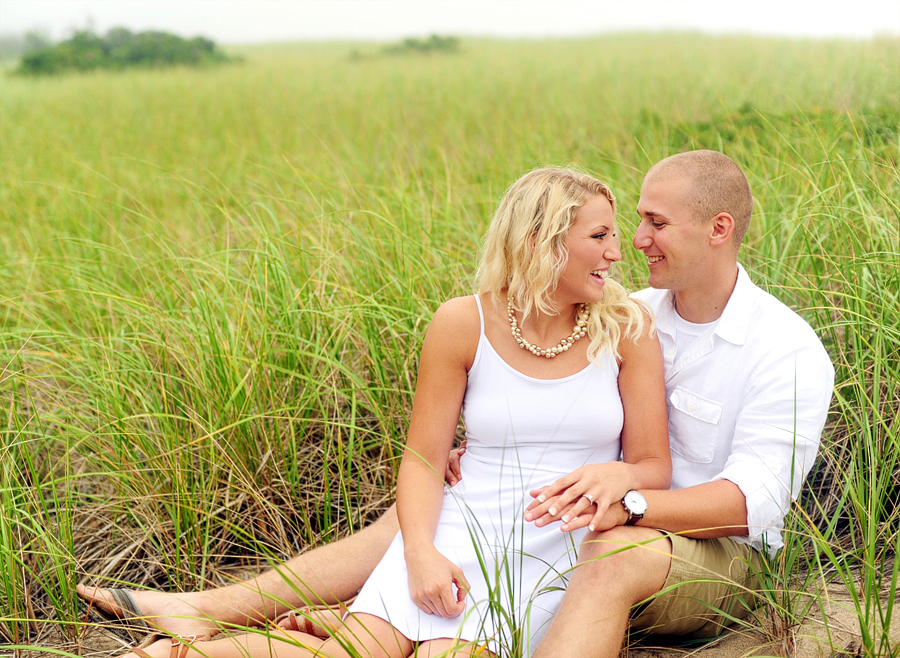 old orchard beach engagement photos