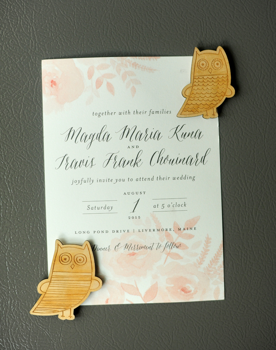 watercolor wedding invitation, simple wedding invitation