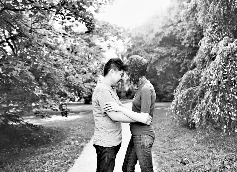 arnold arboretum engagement photos