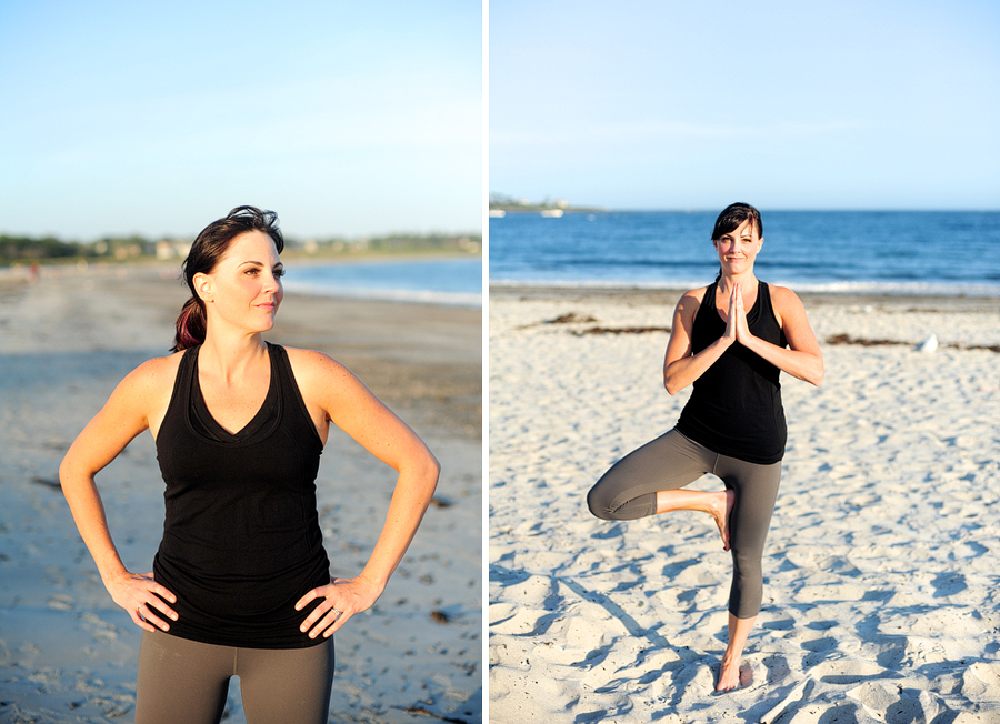 crescent beach fitness and yoga portraits