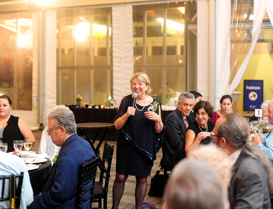 wedding toast at the new england aquarium in boston