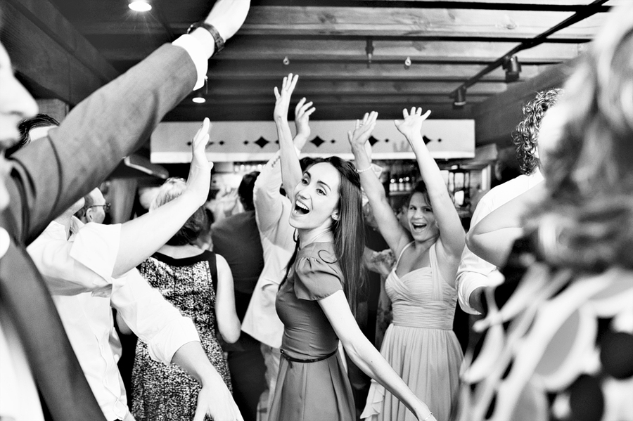 fun, candid dancing photo