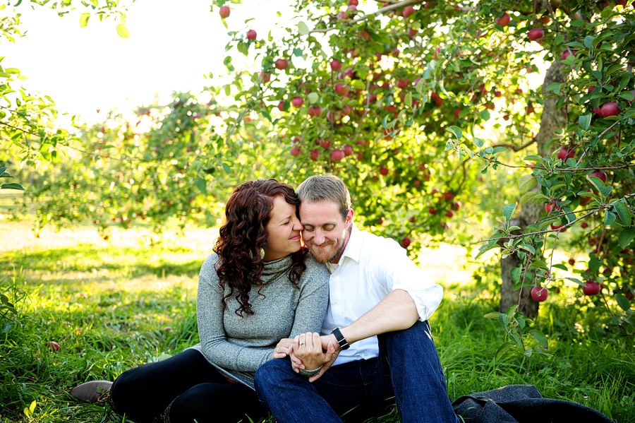 randall orchards engagement session