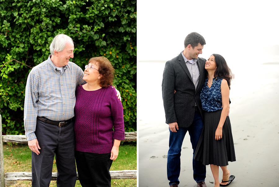 multi-generational family session in scarborough, maine