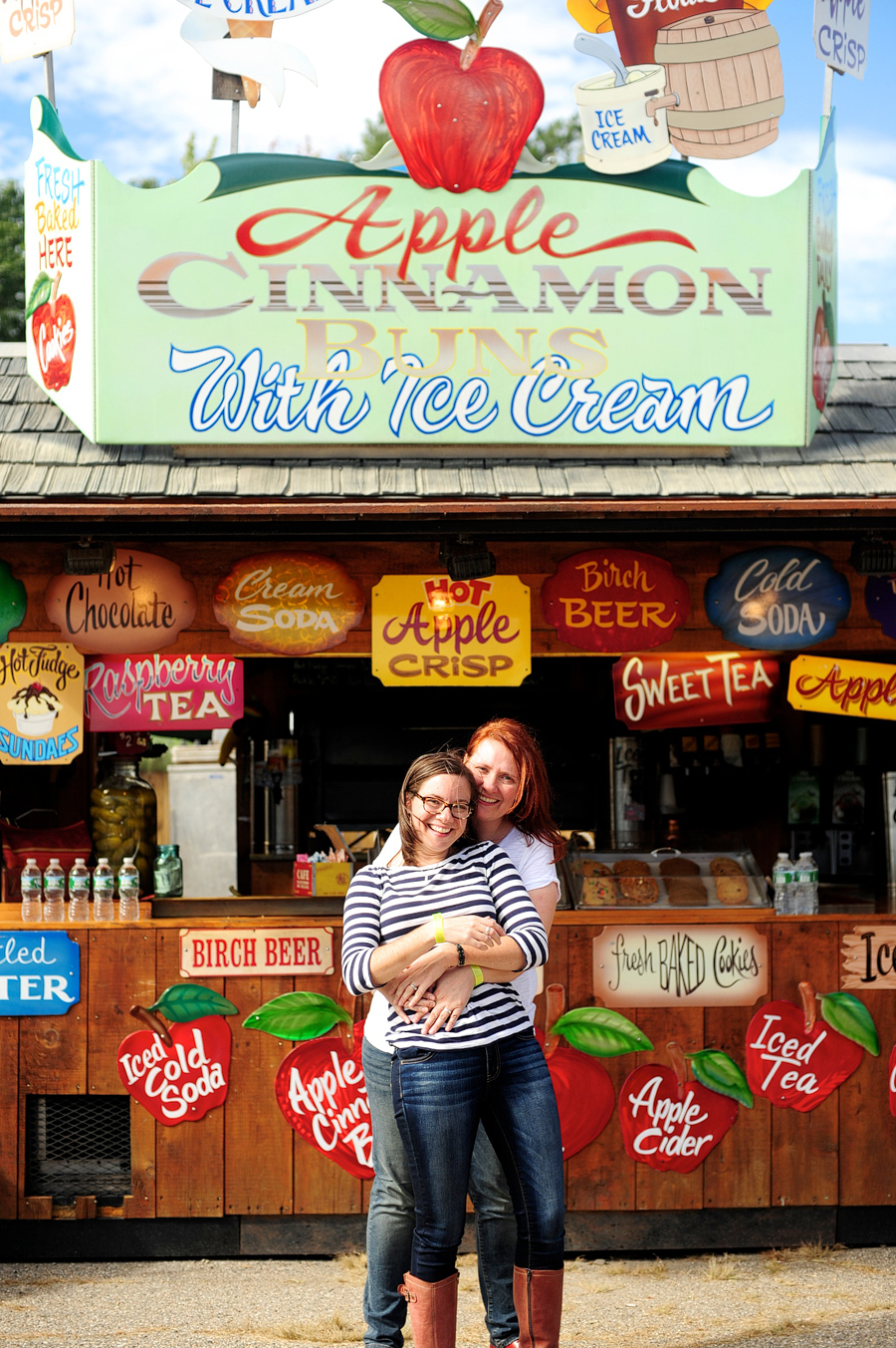 maine county fair engagement session