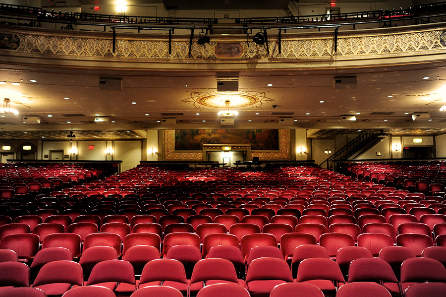 santander performing arts center theater with red seats