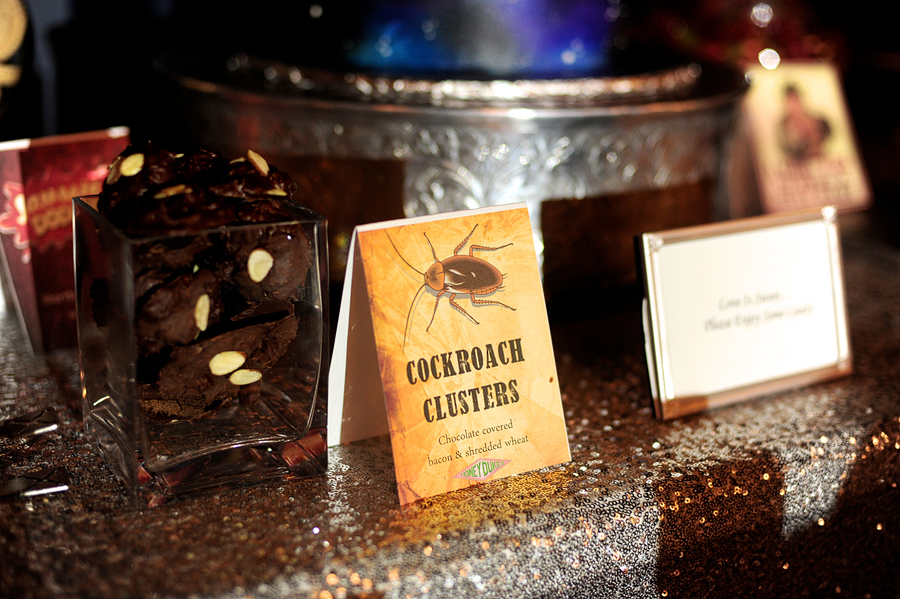 cockroach clusters wedding dessert