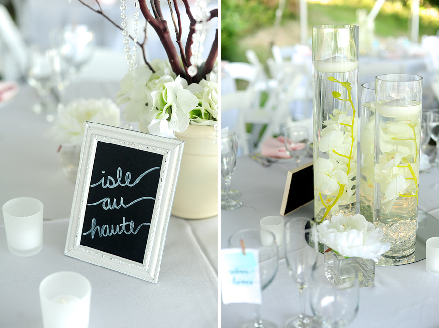 isle au haut wedding table name