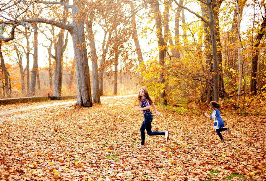fall family session at fort williams park