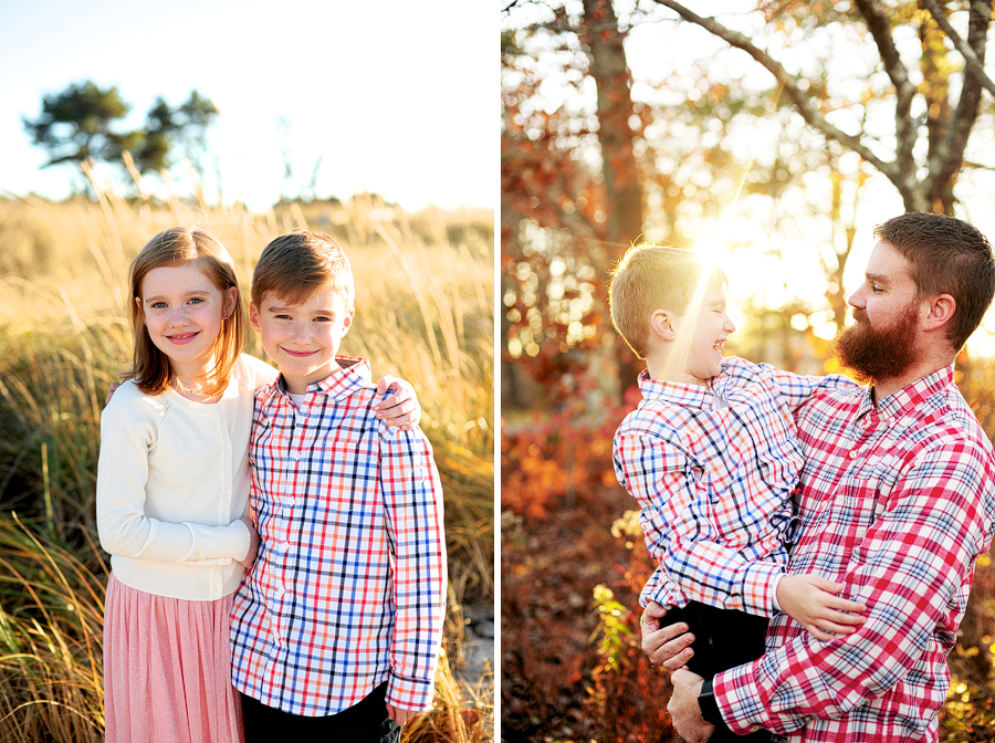 sunset family session