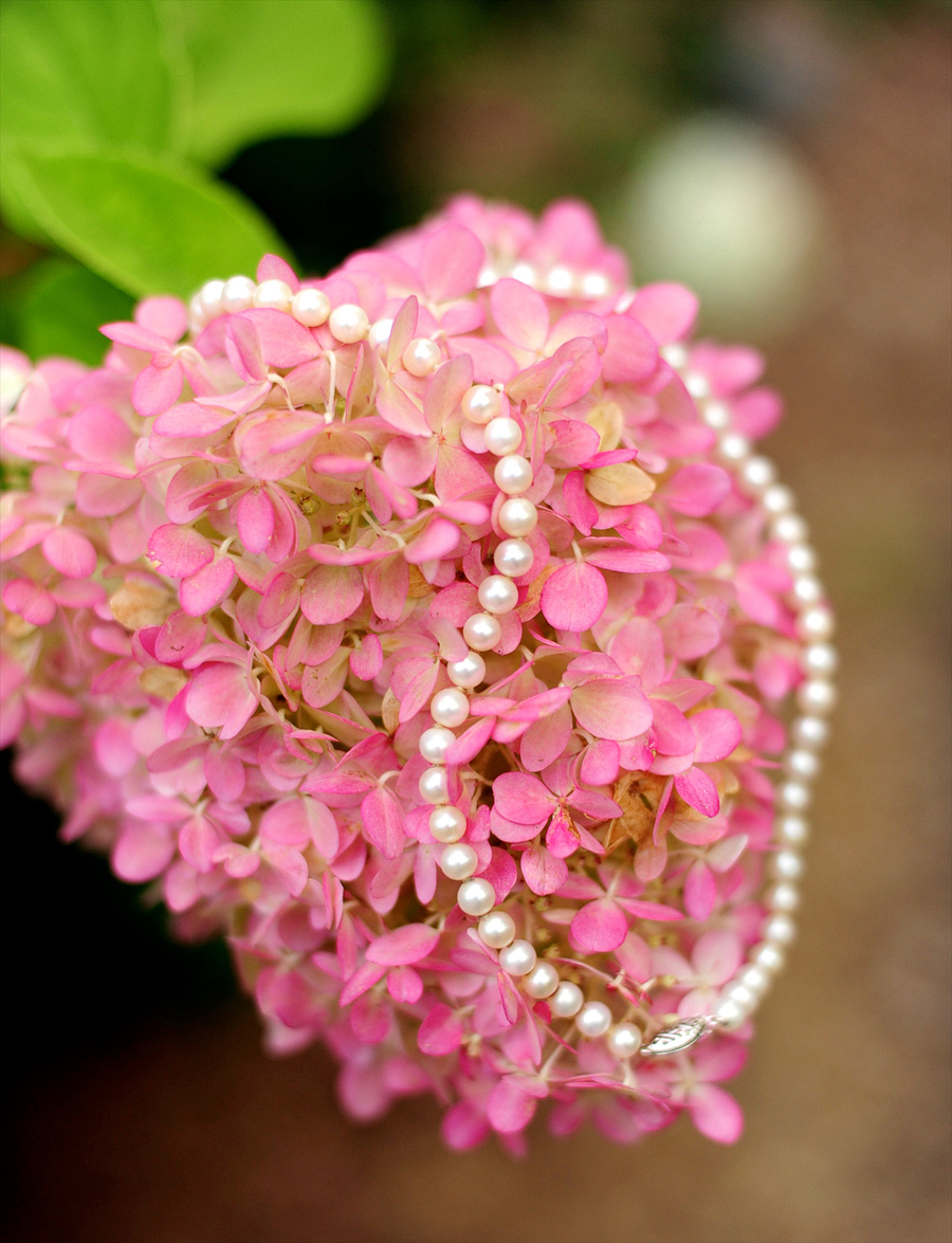 wedding day pearls