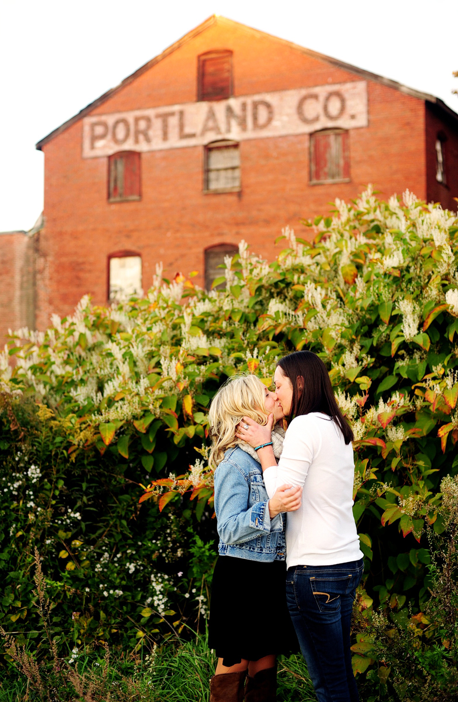 portland, maine engagement photos