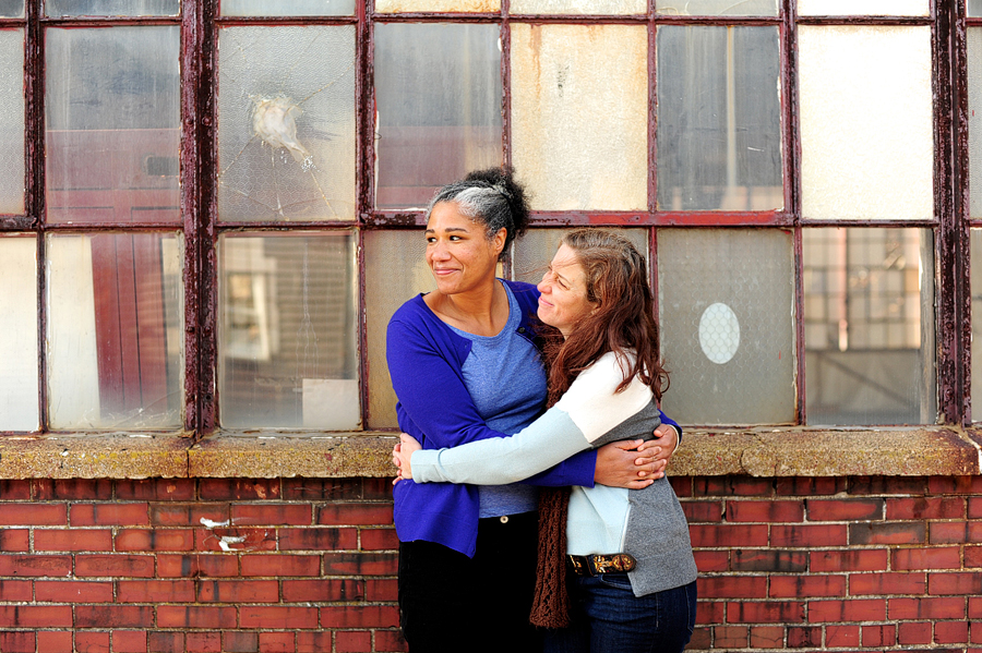 couple at portland company complex