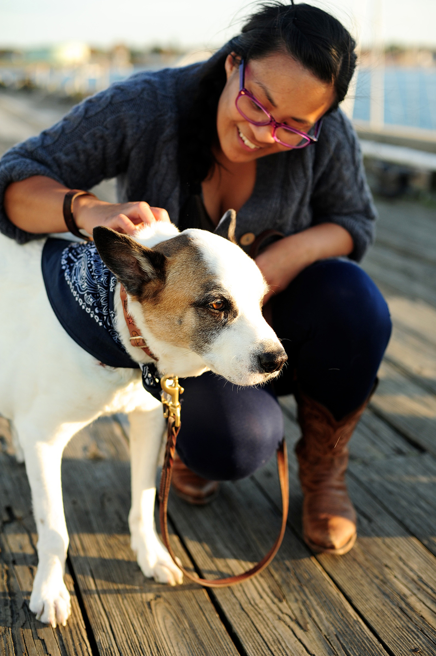 photoshoot with terminally ill dog