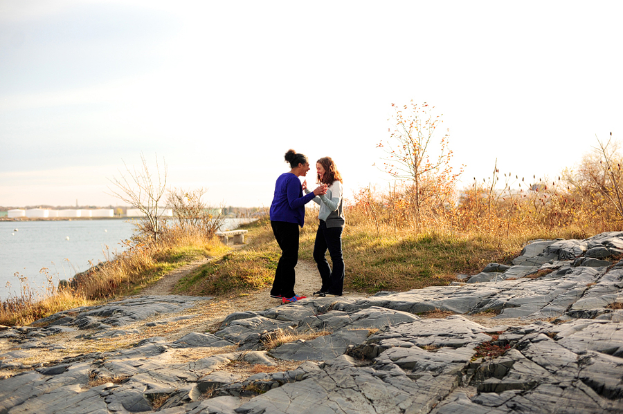 couple at east end beach