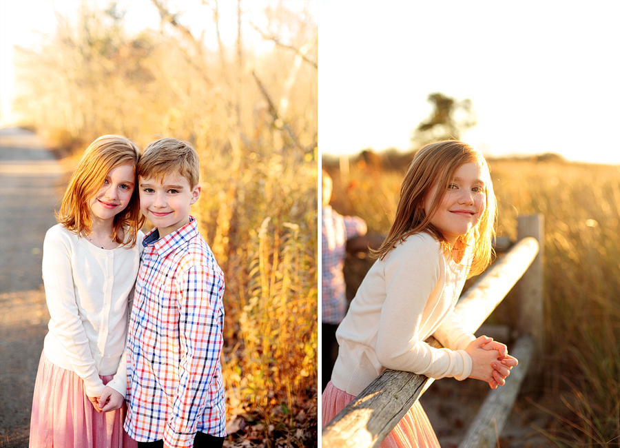 sunset family session