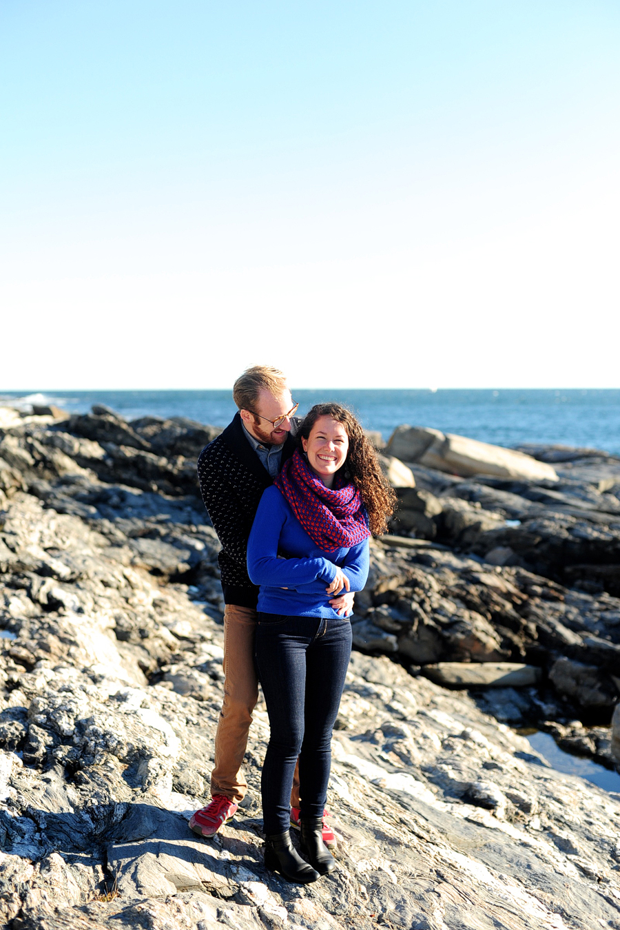 two lights state park engagement session