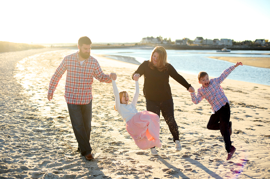 ferry beach family session