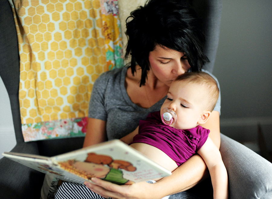 cozy boston family session