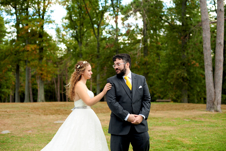 wedding first look