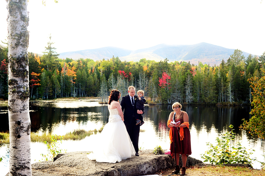sugarloaf outdoor center wedding with mountain view