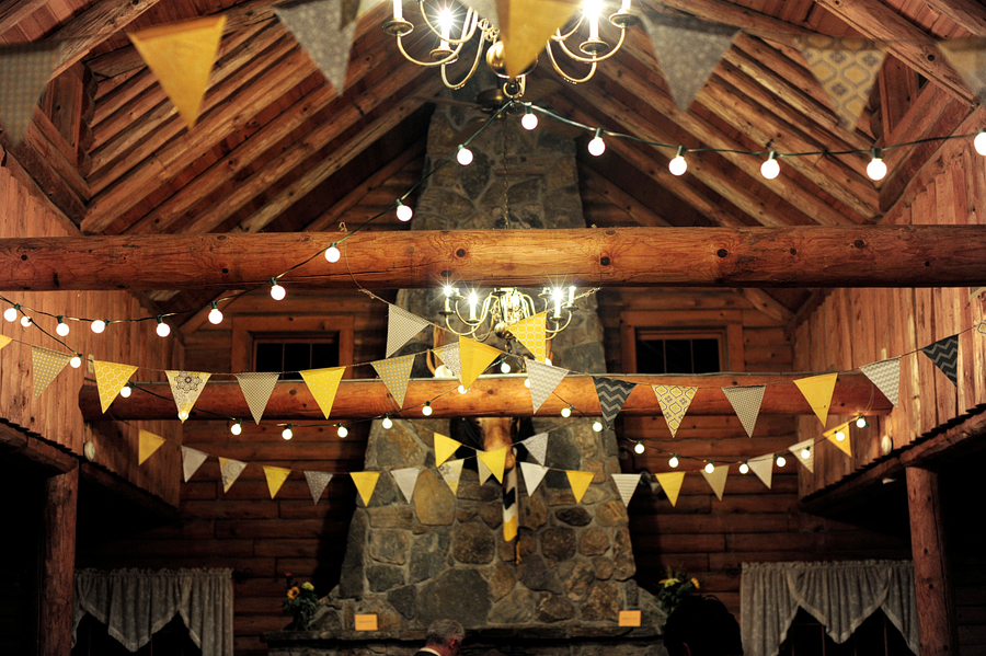 wedding reception bunting