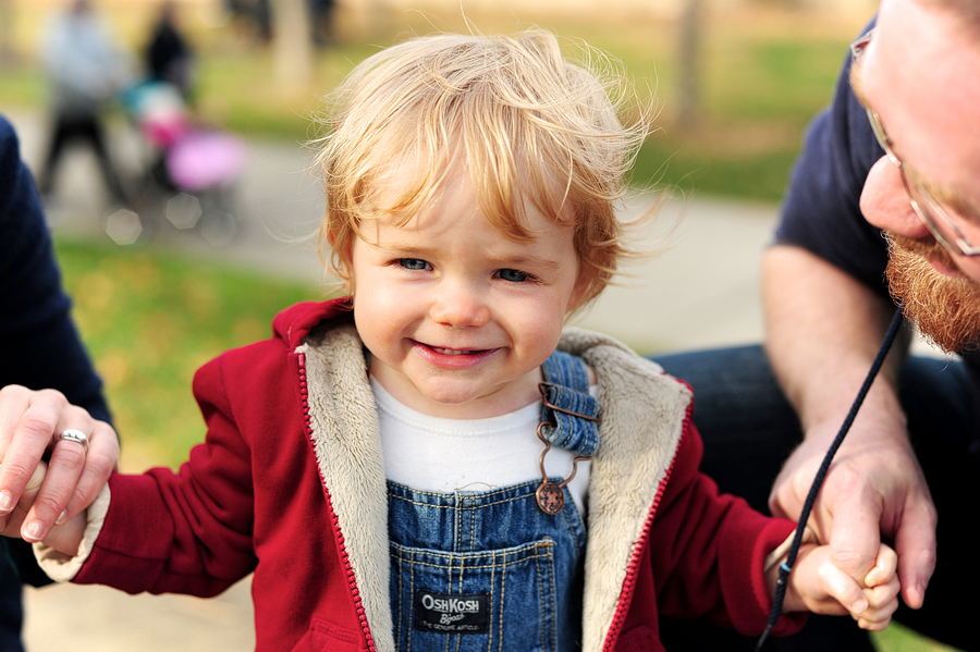 baby boy with blonde hair