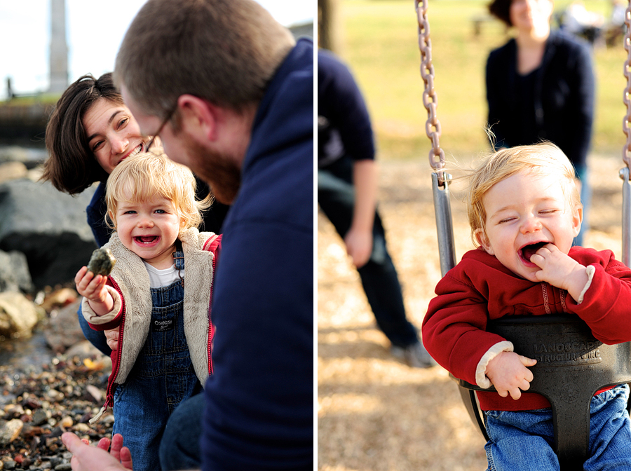 fun family photos on castle island