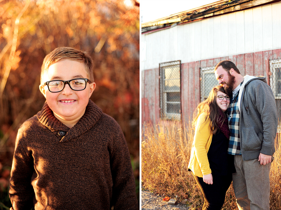 fall family session in portland, maine