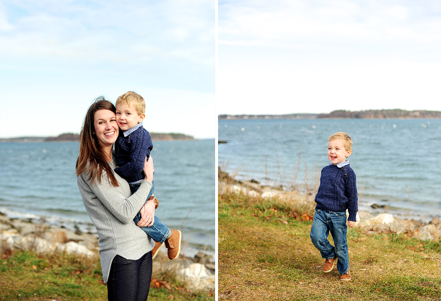 mother and son in portland, maine