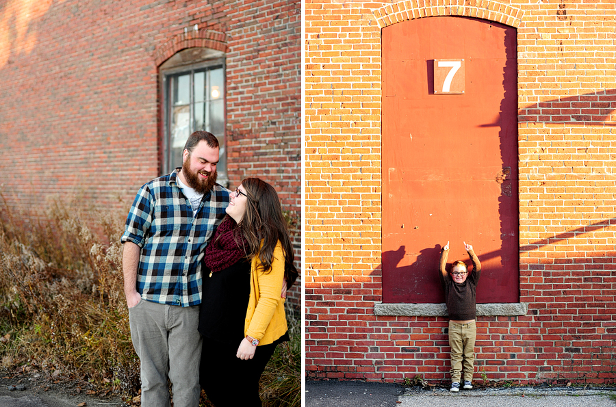 family photos at the portland company complex