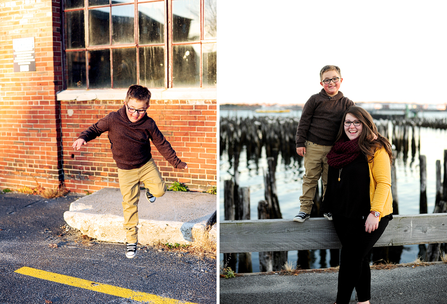 family photos by the ocean in portland, maine