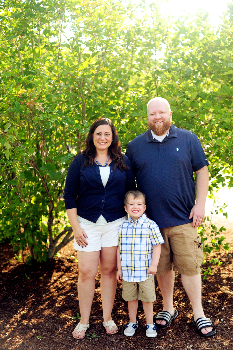 east end trail family session