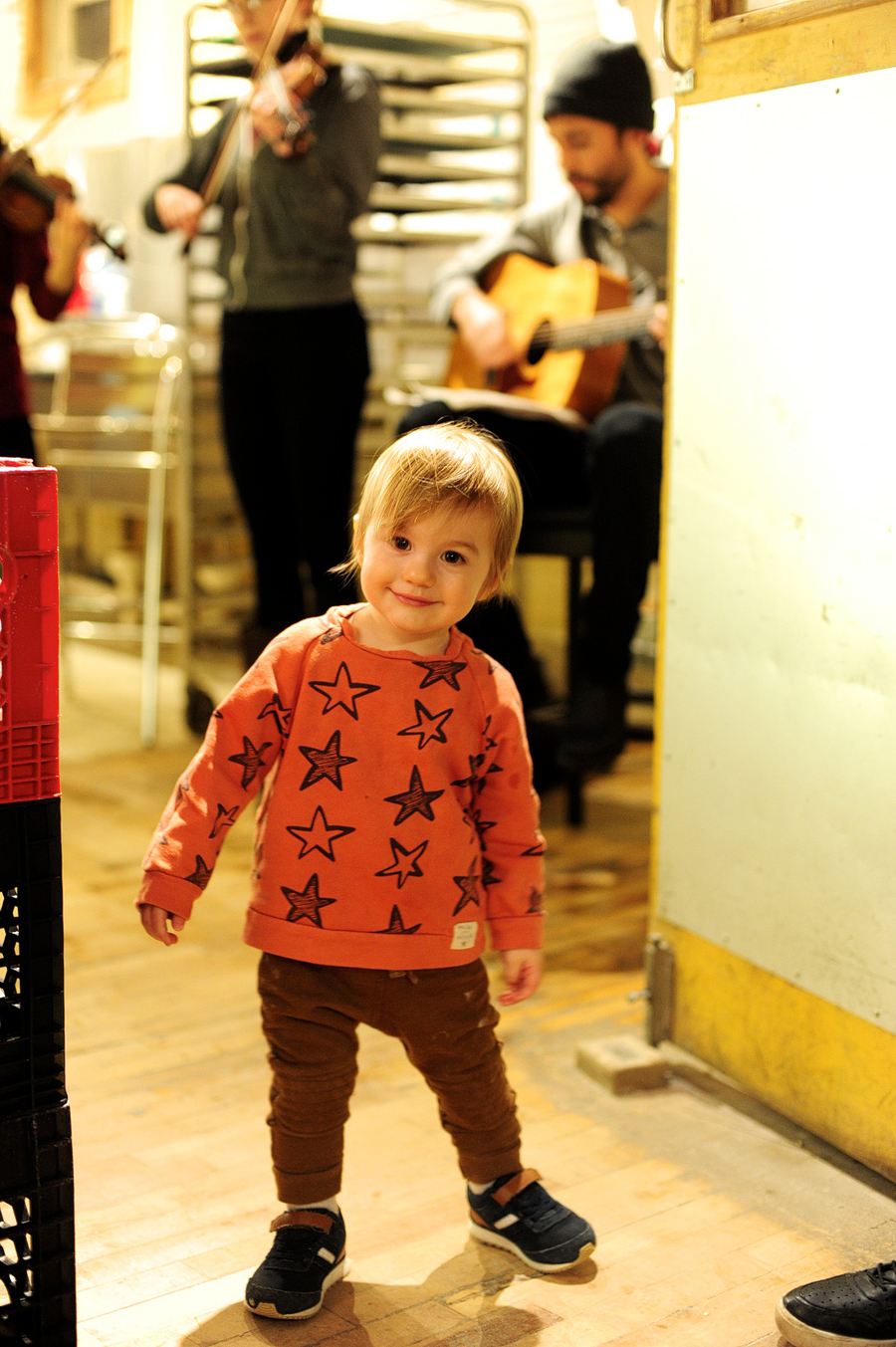 small child dancing