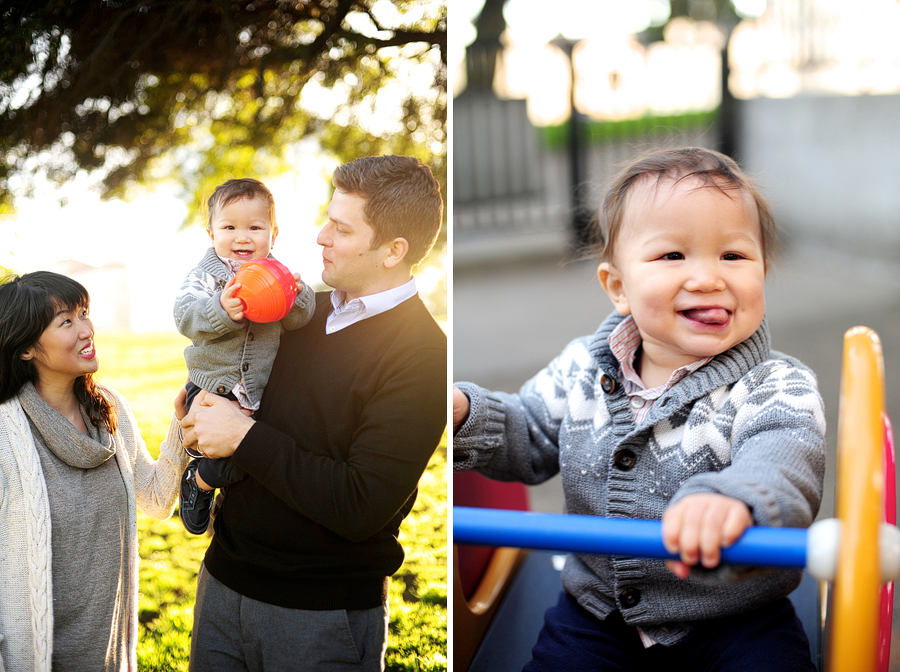 family at san francisco playground