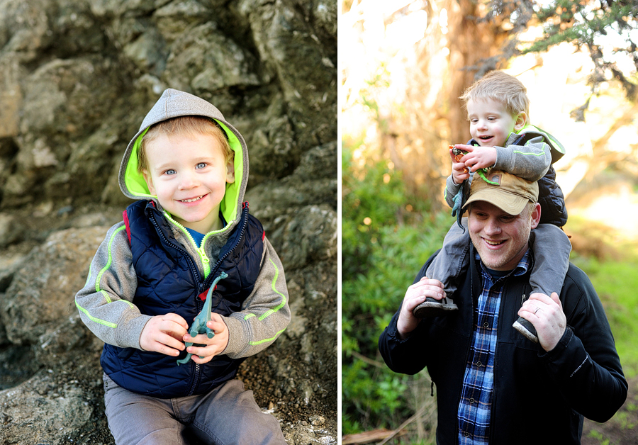 son playing with dad