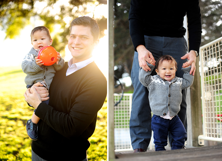 sunset family session in california