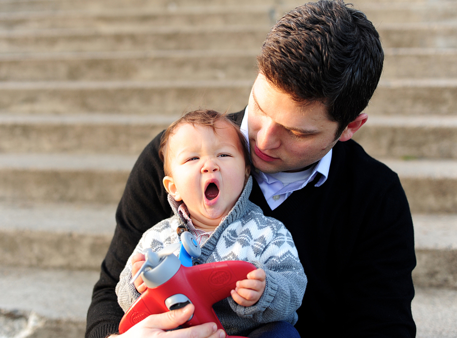 baby yawning